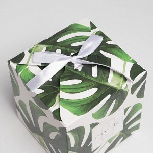 Коробка складная «Green», 12 ? 12 ? 12 см