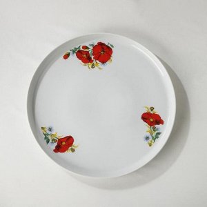 Сервиз столовый «Идиллия. Маки красные», 37 предметов, 4 вида тарелок