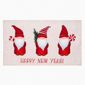 Новогоднее полотенце Этель "Santa Claus" 40x73 см, 100%хл, репс 210 г/м2