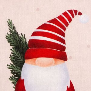 Новогоднее полотенце Этель "Santa Claus" 40x73 см, 100%хл, репс 210 г/м2
