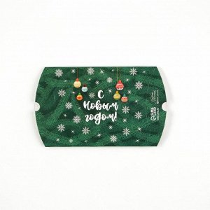 Коробка новогодняя складная фигурная «С новым годом», 11 х 8 х 2 см, Новый год