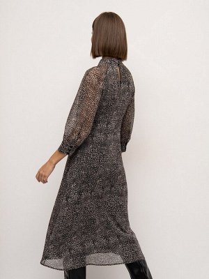 EMKA Платье приталенное с принтом PL1185/karolina