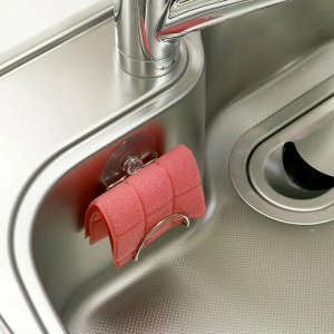 Тонкая губка для мытья посуды (для труднодоступных загрязнений), размер (19х13х0,5 см) / 240