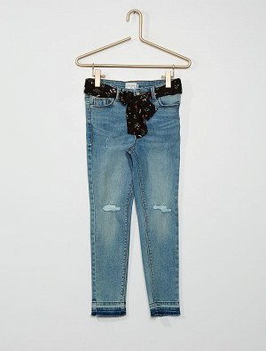 Эластичные джинсы из экологически чистого денима