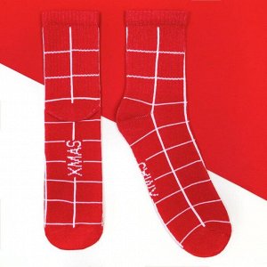 Набор женских новогодних носков KAFTAN "Xmas" р. 36-39 (23-25 см), 2 пары