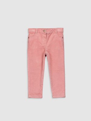 Бархатные брюки для малышей-девочек