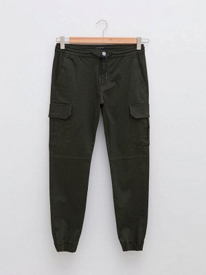 Мужские брюки карго из габардина Slim Fit LCW CASUAL