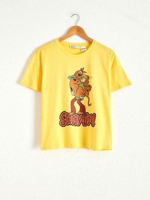 Хлопковая футболка с принтом Скуби ду