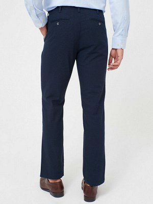 Текстурированные мужские брюки классического кроя