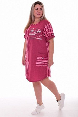 Платье женское 4-71а "НК" (Розовый)