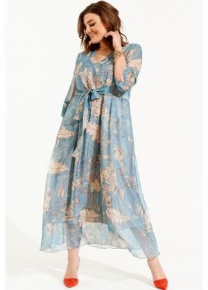 Платье Elletto 1844 голубой