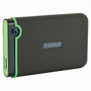 Внешний жесткий диск TRANSCEND StoreJet 1TB, 2.5&quot;, USB 3.0, зеленый, TS1TSJ25M3G, TS1TSJ25A3K