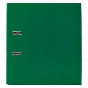 Папка-регистратор ОФИСМАГ с арочным механизмом, покрытие из ПВХ, 50 мм, зеленая, 225755