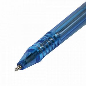 Ручка шариковая масляная STAFF "College OBP-13", СИНЯЯ, узел 0,5 мм, линия письма 0,35 мм, 143746