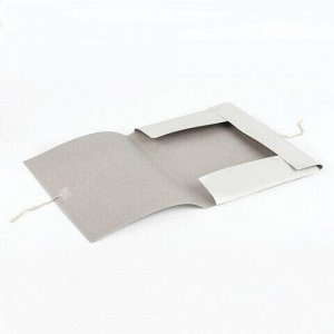 Папка для бумаг с завязками картонная STAFF, гарантированная плотность 310 г/м2, до 200 листов, 121120