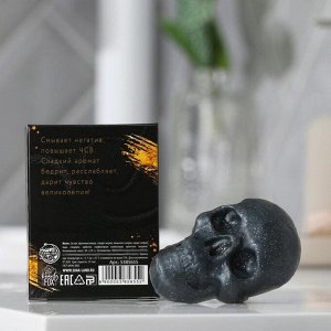 Мыло черная серия «Дикая красота», череп черный
