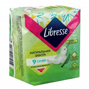Прокладки Libresse Natural Care Ultra Super, 9 шт.