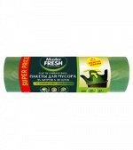 Master FRESH Пакеты для мусора С УШКАМИ, 35 литров, 30 шт.