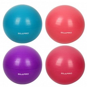 SILAPRO Мяч для фитнеса гимнастический, ПВХ, d 65см, 800г