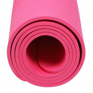 SILAPRO Коврик для йоги и фитнеса, TPE, 183х61х0,6см