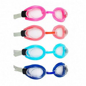 SILAPRO Очки детские для плавания+заглушки для ушей+прищепка для носа, ПВХ+пластик+резина