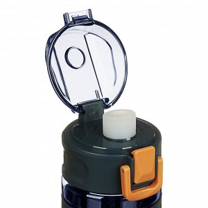 SILAPRO Бутылка спортивная для воды с силиконовым поильником 18,5x8,5см, 500мл, PC, силикон