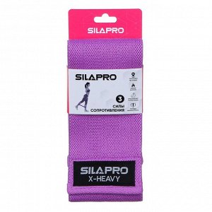 SILAPRO Фитнес-резинка тканевая, 8x70см, (30кг, 45кг, 75кг), полиэстер, латекс