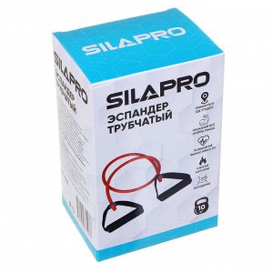 SILAPRO Эспандер трубчатый 120см, рукоять 2шт, 12см, сопротивление 10кг, ТРЕ