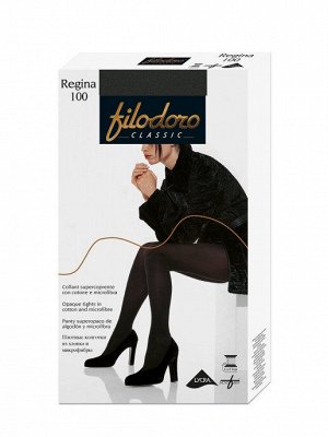 Filodoro REGINA 100 Колготки женские из хлопка и микрофибры с лайкрой 3D