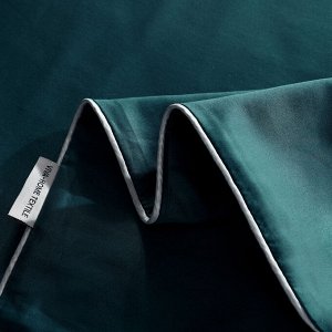 Viva home textile Комплект постельного белья Однотонный Сатин Премиум на резинке OCPR007