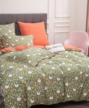 Viva home textile Комплект постельного белья Сатин Вышивка CN105