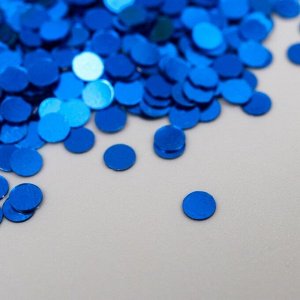 Набор пайеток "Fabrika Decoru" №412, 4 мм, синий