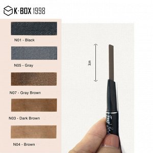 Автокарандаш для создания натуральных бровей Foxy Style Natural auto eyebrow pencil