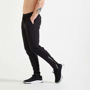 Брюки для фитнеса и кардиотренировок мужские Slim 900 черные DOMYOS