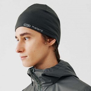 Шапка утепленная для бега унисекс run warm+ хаки kalenji