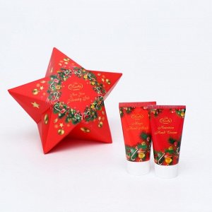 Подарочный набор Liss Kroully: крем для рук питательный с маслом макадамии, 50 мл + маска для рук увлажняющая, 50 мл