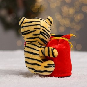 Мягкая игрушка-копилка музыкальная «Милый тигрёнок», МИКС, 12 см