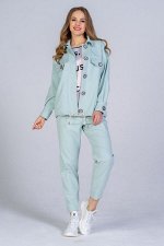 Куртка летняя М-478 джинс мята