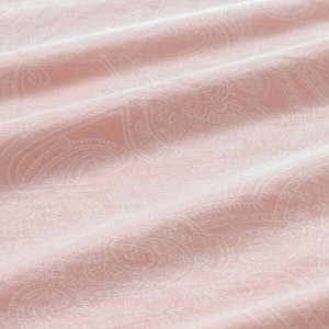 JÄTTEVALLMO ЙЭТТЕВАЛЛМО Простыня натяжная, светло-розовый/белый140x200 см
