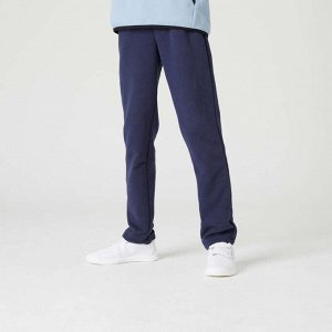 Спортивные брюки 100 утепленные для мальчиков темно-синие