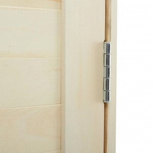 Дверь для бани и сауны сорт "ЭКСТРА" ЛИПА из шпунтованной доски, 180х70 см
