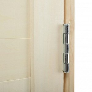 Дверь для бани сорт "ЭКСТРА" из шпунтованной доски, 190х70 см