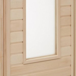 Дверь для бани со стеклом ДО-5 сорт "А" 180х70х7 см