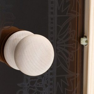Дверь для бани и сауны стеклянная "Берёзка", размер коробки 190x70см, 6мм