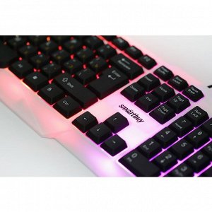 Клавиатура Smart Buy SBK-333U-WK ONE (white/black) (white/black)