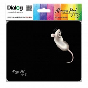 Коврик для компьютерной мыши Dialog PM-H15 Mouse (black) (black/grey)