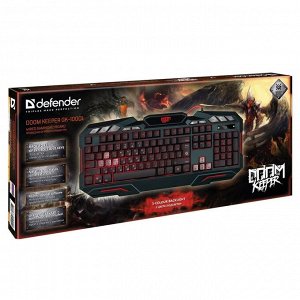 Клавиатура Defender GK-100DL Doom Keeper (black) (black)