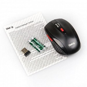 Мышь оптическая беспроводная Dialog Pointer MROP-01U (black) (black)