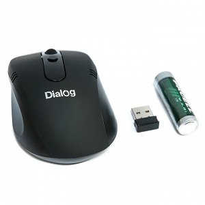 Мышь оптическая беспроводная Dialog Pointer MROP-03U (black)