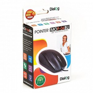 Мышь оптическая Dialog Pointer MOP-04BU (black)